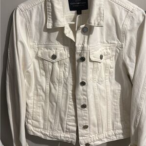 Lucky Brand Women's Cream Jean Jacket